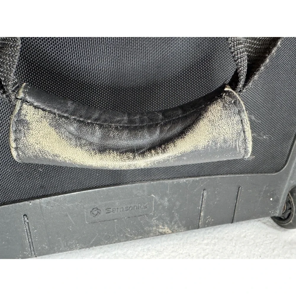 Samsonite Rolling Laptop Briefcase Black Wheeled Business Bag Carry On‎ Tote